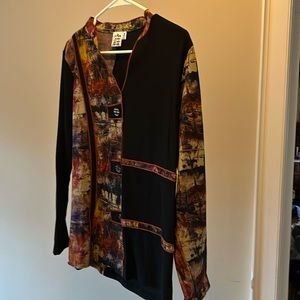 Parsley & Sage multi color women’s casual top size M